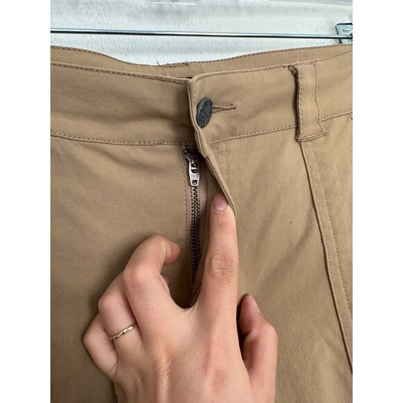 Prana Monarch Convertible Straight Leg Pants Beige Hiking Climbing Women's 12 - Picture 6 of 9